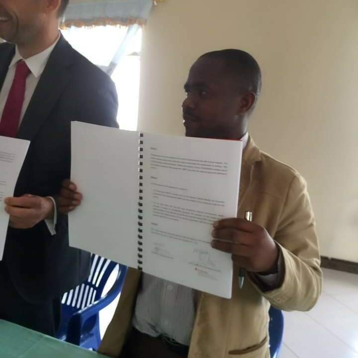 MOU signing party with SBFIC, 2016